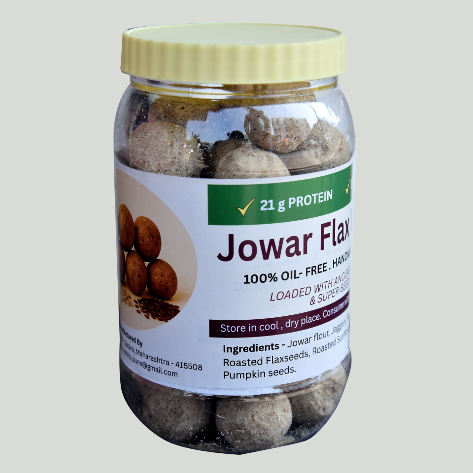 Wise Jowar Flax Laddu Jar